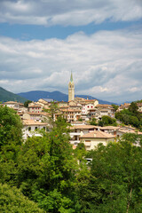 Fototapeta premium View of Miane, town in Treviso province