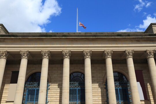 Sheffield City Hall Flag Half Mast