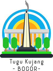 illustration of the tugu kujang