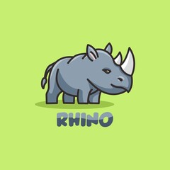 rhino logo design