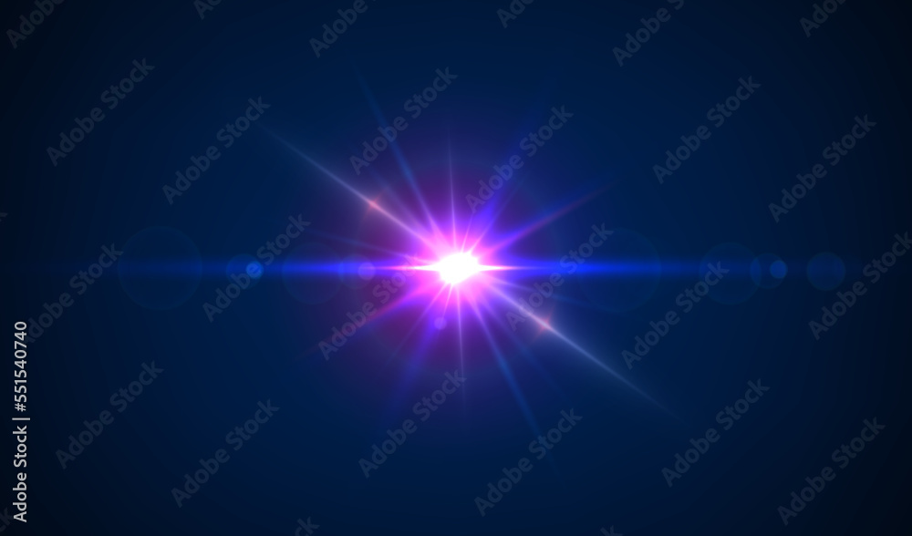 Aufkleber abstract prism light reflection, effect fire blast, colorful flare background. vector crystal sparkl