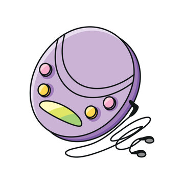 discman and earphones nineties