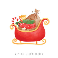 Christmas gift, Christmas vector illustration