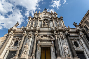 Fototapeta na wymiar Cathedral of Sant'Agata, Catania, Italy