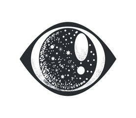 eyeball surreal astrology