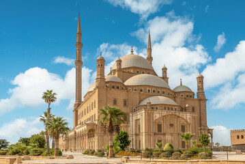 The Mosque of Muhammad Ali, Cairo, Egypt - obrazy, fototapety, plakaty