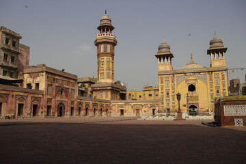 Obraz premium Wazir Khan Mosque located in Walled city of Lahore near Delhi gate. 