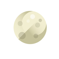 Mercury flat design style icon