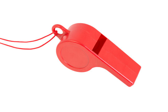 Schiedsrichterpfeife auf Transparentem Hintergrund vorbereitet als png Datei