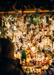 christmas lights in the city