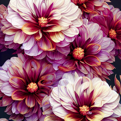 Obraz premium Vintage bouquet of beautiful flowers . Floral background. Baroque old fashion style. Natural pattern wallpaper or greeting card