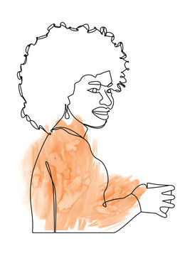 african american, african woman, natural hair, natural curly hair, afro, one line art, black woman wall art, feminist poster, african art, black girl art, boho woman art, beautiful african, african