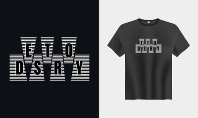 typography t shirt design, motivational typography t shirt design, inspirational quotes t-shirt design