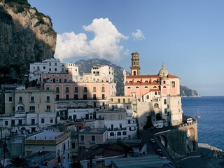 Beautiful view of Amalfi Coast in Italy