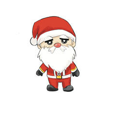 cartoon santa claus
