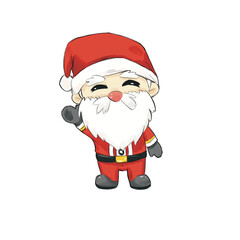 cartoon santa claus