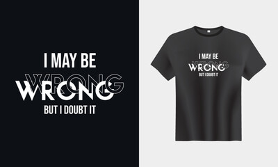 Typography T-Shirt Design Template