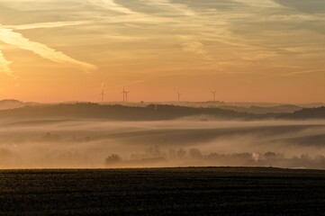 Ein morgen im Oktober