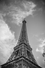 Eiffel Tower taken from its feet