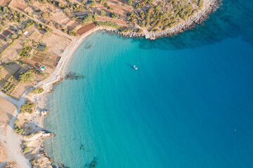 Crete view of the beach