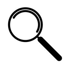 magnifying glass icon, zoom icon, search icon