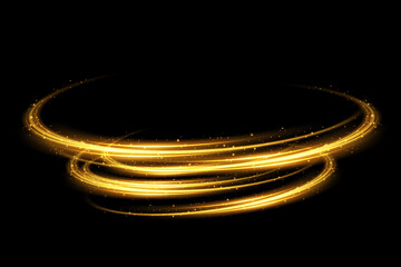 Abstract beautiful light background. Magic sparks on a dark background. Mystical speed stripes, glitter effect. Shine of cosmic rays. Neon lines of speed and fast wind. Glow effect, powerful energy. - obrazy, fototapety, plakaty