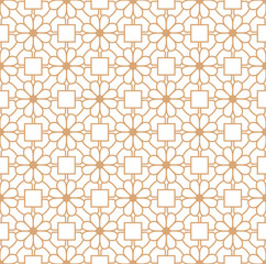Vector abstract oriental pattern. Line with Arabic ornaments. Patterns, backgrounds and wallpapers for your design. Textile ornament. Vector illustration.
