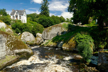 Huelgoat, a beautiful town in Brittany