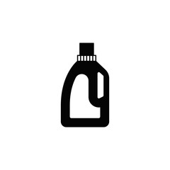 Laundry Softener icon in black flat glyph, filled style isolated on white background