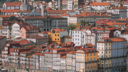 Fototapeta premium City Porto view. The old building of city Porto, Portugal