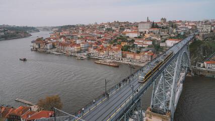 Fototapeta premium City Porto view. The old building of city Porto, Portugal