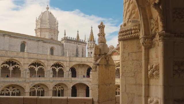 Hieronymites Monastery, Mosteiro dos Jeronimos, in Lisbon, Portugal