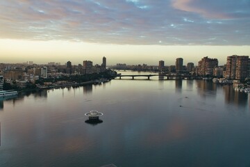 Morning view of Cairo skyline