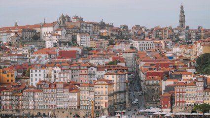 City Porto view. The old building of city Porto, Portugal