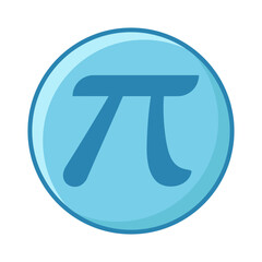 Pi Day Icon Illustration