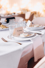 wedding table decoration