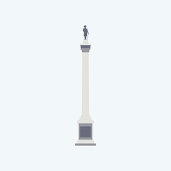 Nelson's Column in London - obrazy, fototapety, plakaty
