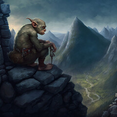 goblin in the mountains