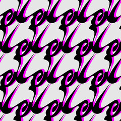 Seamless vector textile pattern with repeat shapes