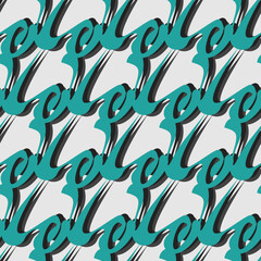 Seamless vector textile pattern with repeat shapes