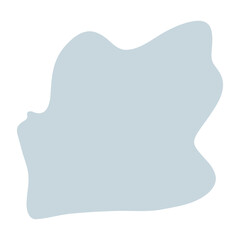 Abstract Organic Blob Shape