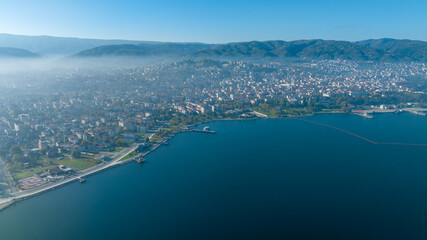 Naklejka premium Kocaeli Province is located at the easternmost end of the Marmara Sea around the Gulf of Izmit.