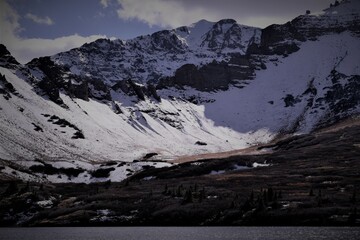 Silver Lake Colorado with mountain background