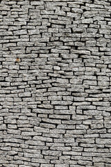 Stone wall texture background in Teresopolis, Rio de Janeiro, Brazil