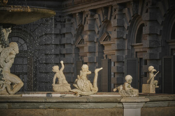 Artichoke Fountain detail in Boboli garden