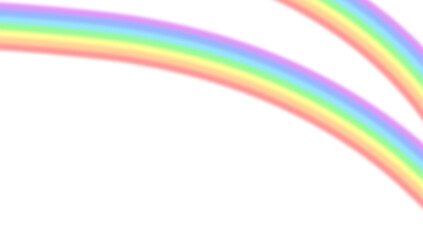 Fototapeta premium Colored transparent rainbow.