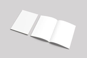 A4 Magazine Blank Mockup