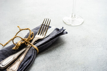 Minimalistic cutlery set