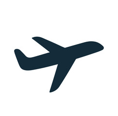Airplane Icon. Airplane Icon Transportation Logo Template
