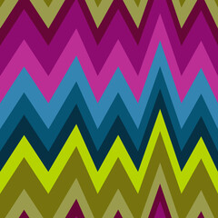 EthnicSoul ZeroOne 003. Zig-Zag Patterns. Seamless Pattern Designs.